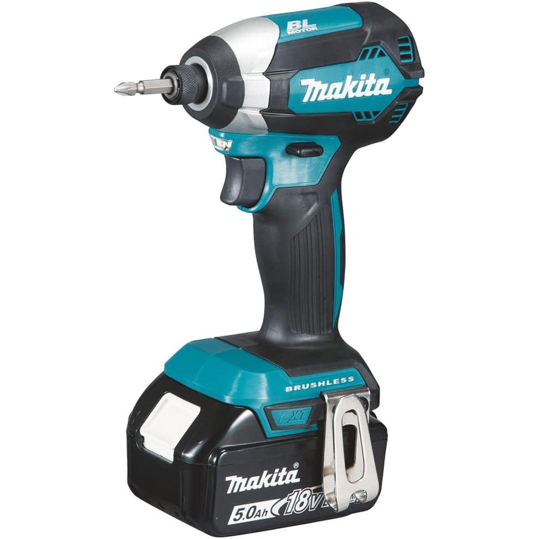 Makita DTD153RTJ 18V LXT Brushless Impact Driver Kit – Includes 2 x 5.0Ah Batteries, Charger & MAKPAC Case