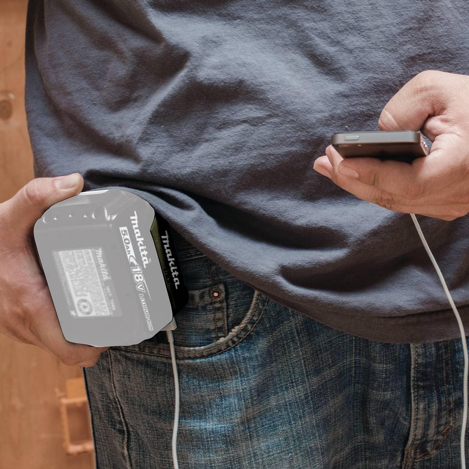 Makita ADP05 18V LXT Cordless Power Source – Portable Charging Solution for USB Devices