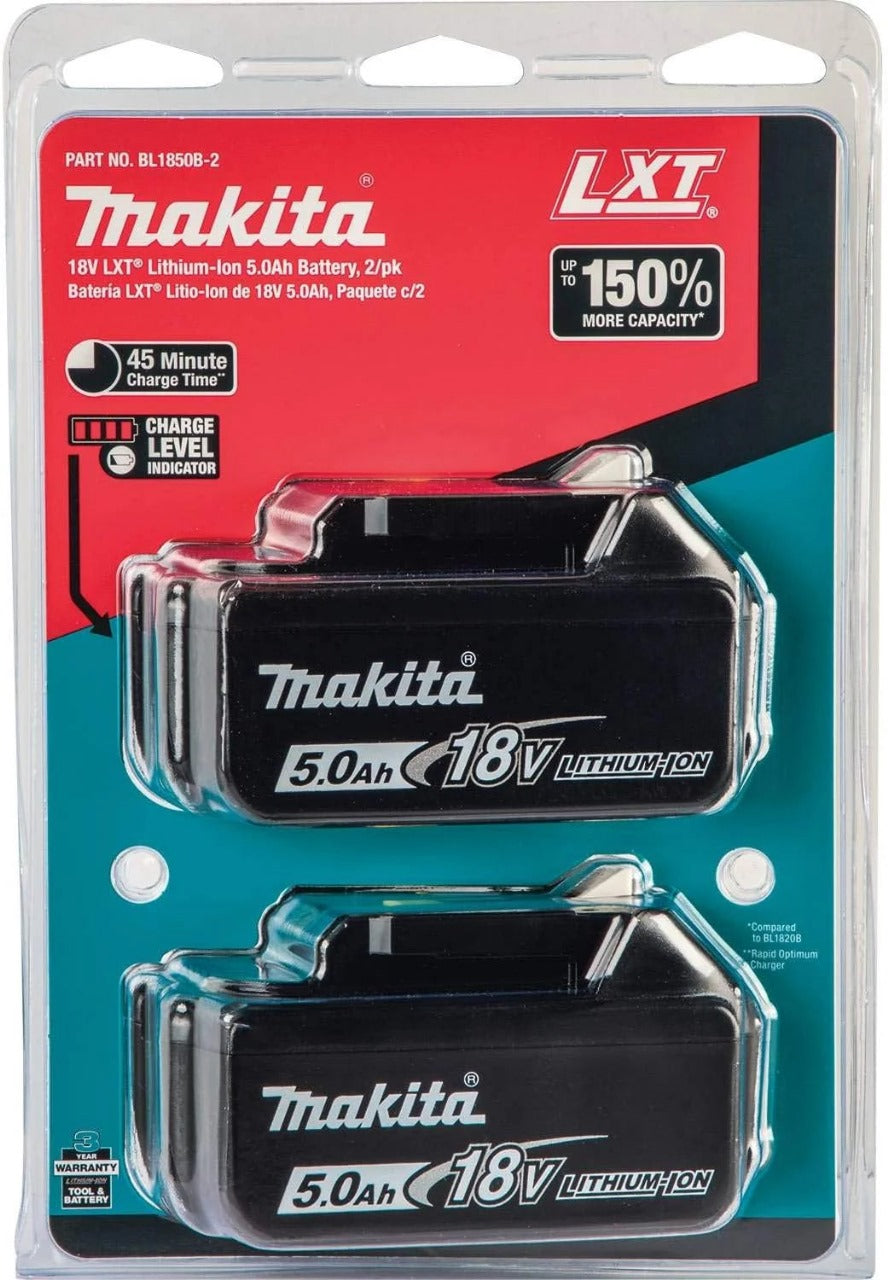 Makita DTM51Z Multi-Tool Kit 18V – Comes with 2 x 5.0Ah Batteries (Blue)